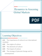 Cultural Dynamics in Assessing Global Markets