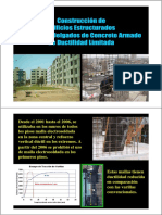 Construcción de Edificios Estructurales Por Muros Delgados de Concreto Armado de Ductibilidad Limit