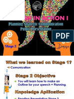 Stage 2 Planning Strategic & Public Presentation