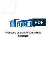 2 TJDFT Gerenciamento de Incidentes