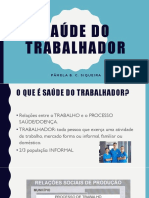 Saúde Do Trabalhador AULA