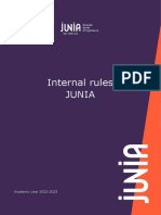Internal Rules JUNIA - 2022-2023