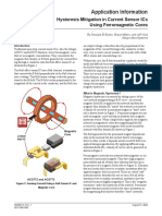 AN269114 Hysteresis Mitigation in Current Sensor ICs Using Ferromagnetic Cores