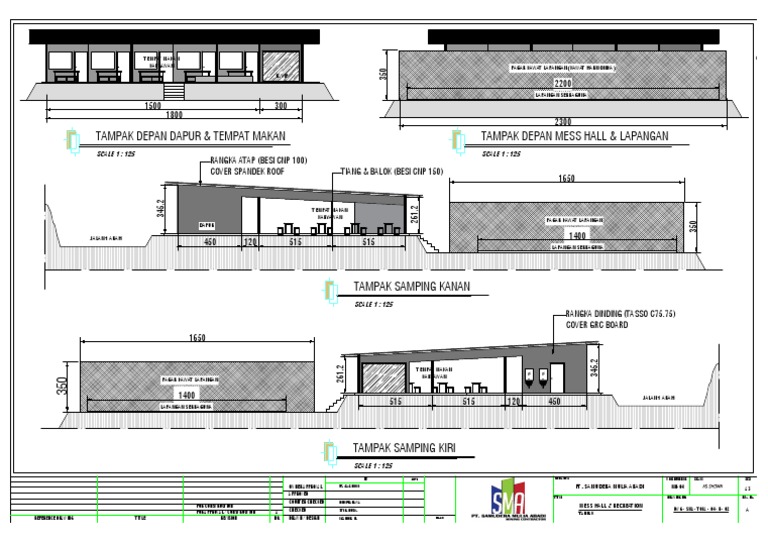 Mess Hall and Recreation Layout Plan | PDF