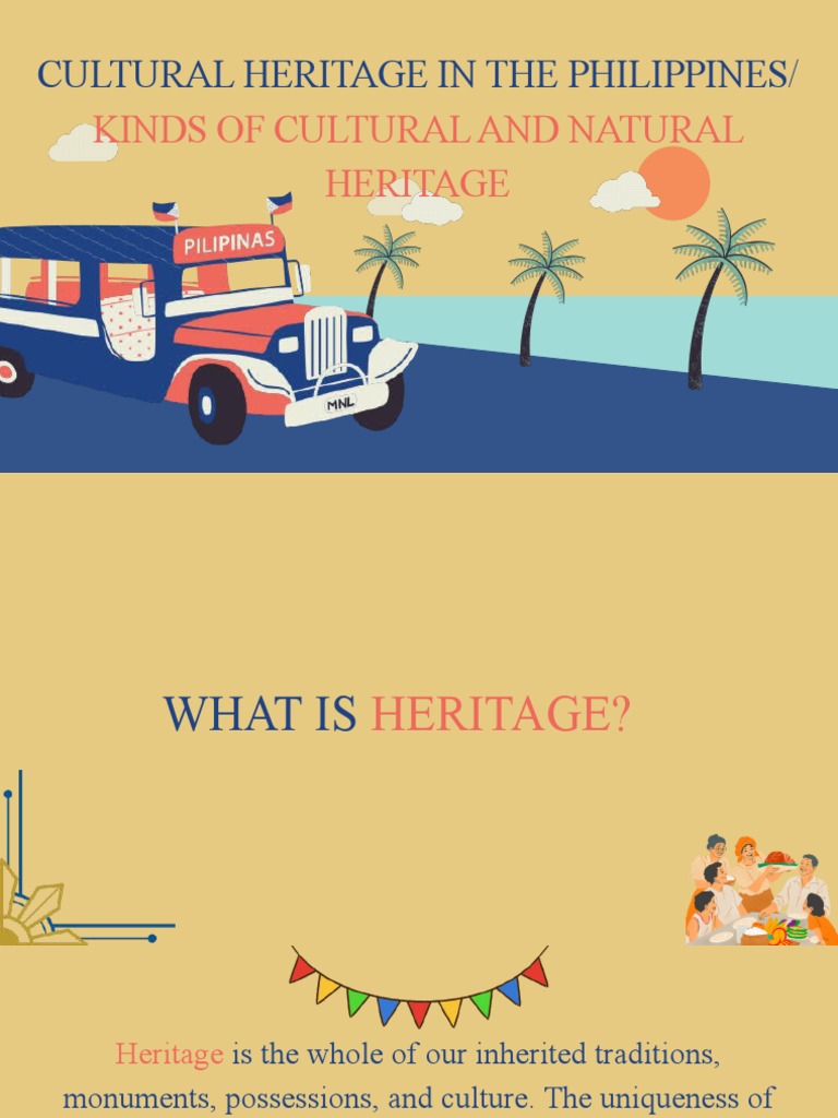 Cultural Heritage in the Philippines | PDF | Cultural Heritage ...