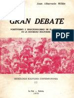Albarracin Millan, Juan - El Gran Debate. Positivismo e Irracionalismo (1978)