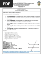 Ángulos entre paralelas cortadas