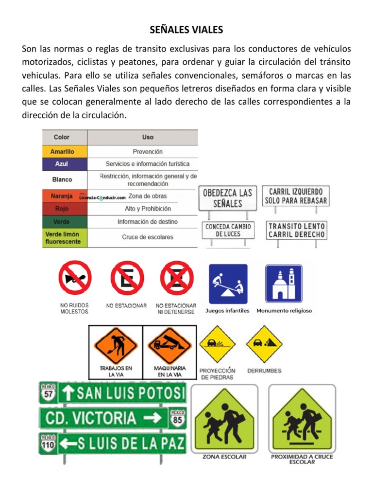 Guía para la circulación segura: Comprensión básica de las señales ...