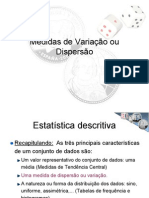 Medidas de Dispersão