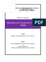 KERTAS KERJA PROGRAM ZIARAH CAKNA 2020