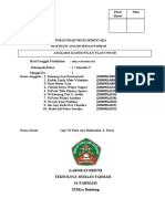 Kelompok 1 - Laporan Praktikum Sementara Analisis Kandungan Flavanoid Dalam Daun Teh