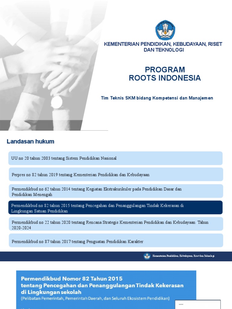 Dasar Hukum Program Roots Indonesia | PDF