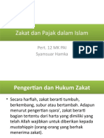 PERTEMUAN 12 Zakat Dan Pajak Dalam Islam