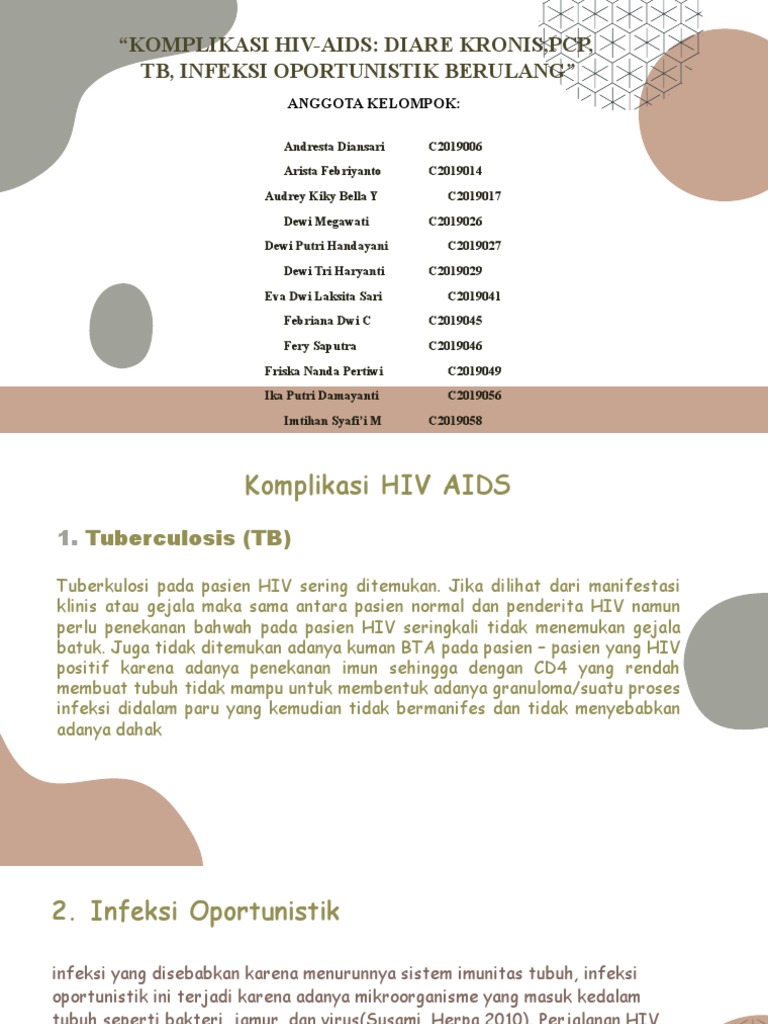 Komplikasi Hiv | PDF