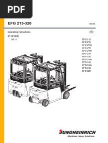 Jungheinrich EFG 218 Forklift Truck