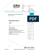 Paper 2 P3 Year End Assessment