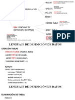 SQL DML DDL