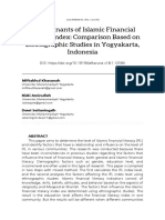 Determinants of Islamic Financial Literacy Index: Comparison Based On Ethnographic Studies in Yogyakarta, Indonesia