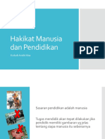 Hakikat Manusia Dan Pendidikan