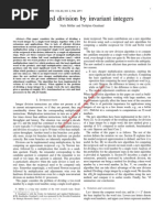 Improved Division by Invariant Integers