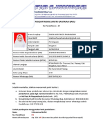 Kartu Pendaftaran Shafa Nur Fauza Rhamadani