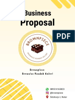 Proposal Usaha Kewirausahaan Brownies