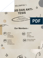 Tesis Dan Anti-Tesis