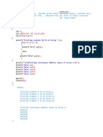 Array Elements and Memory Locations