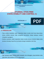 Pertemuan - 8 Longitudinal Static Stability (Stick Free)