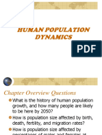 Human Population Dynamics: Factors Affecting Growth and Limits