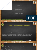 MAT 070 Calculus II Chapter 5 Integration Techniques