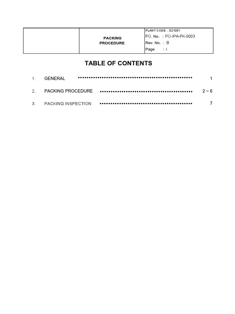 Packing Procedures for HTM Heater | PDF | Dangerous Goods | Packaging ...