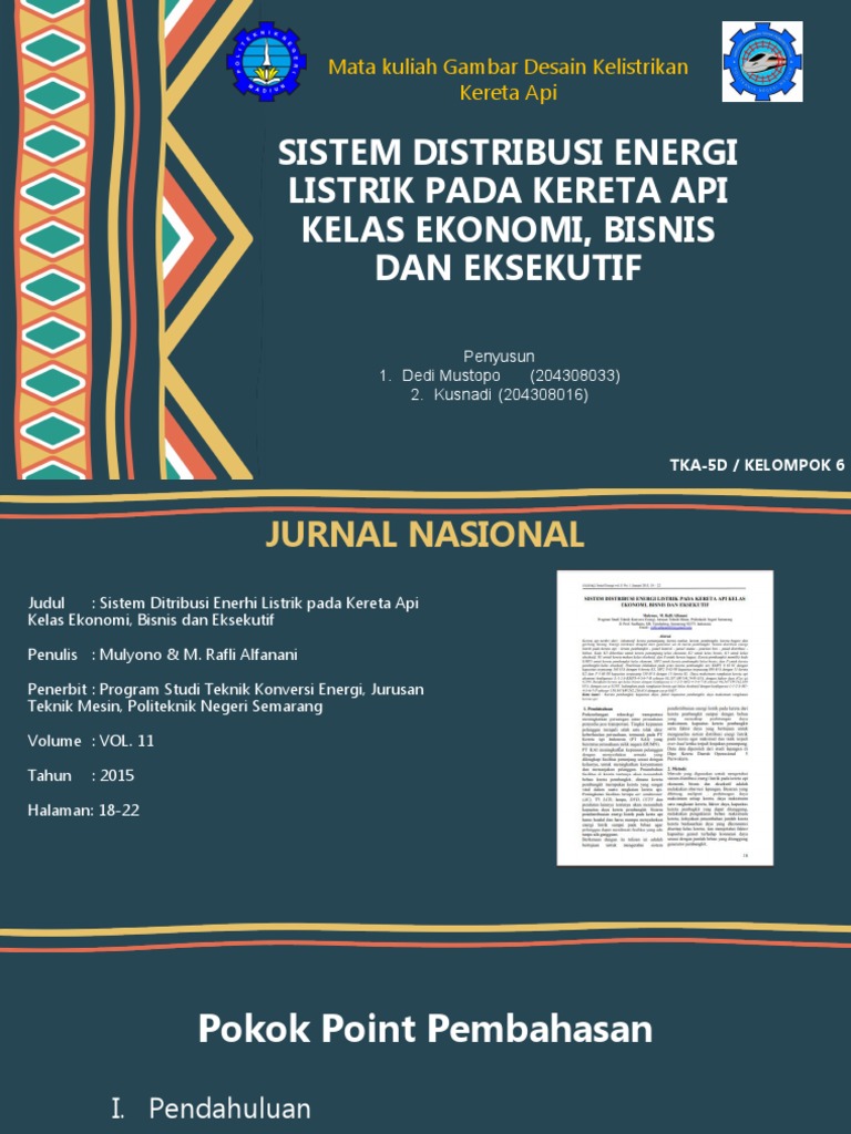 Distribusi Energi Listrik Kereta Api | PDF | Bisnis | Komputer