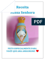 Receita PDF Nossa Senhora Amigurumi