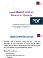 Est License - Issues - Updates