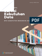 Analisis Hasil Survei Kebutuhan Data BPS Kabupaten Merangin 2022