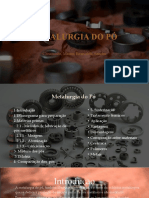 Metalurgia do Pó: Processo de Sinterização