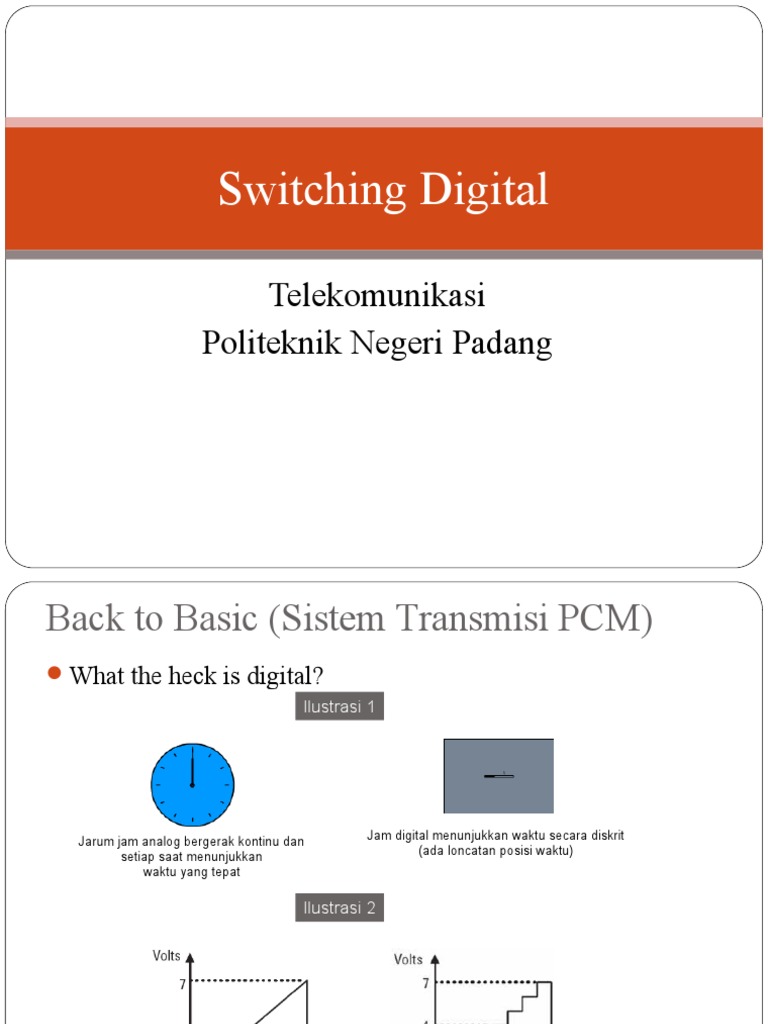 Sistem Transmisi PCM dalam Telekomunikasi | PDF