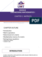 Chapter 1 - Matrices