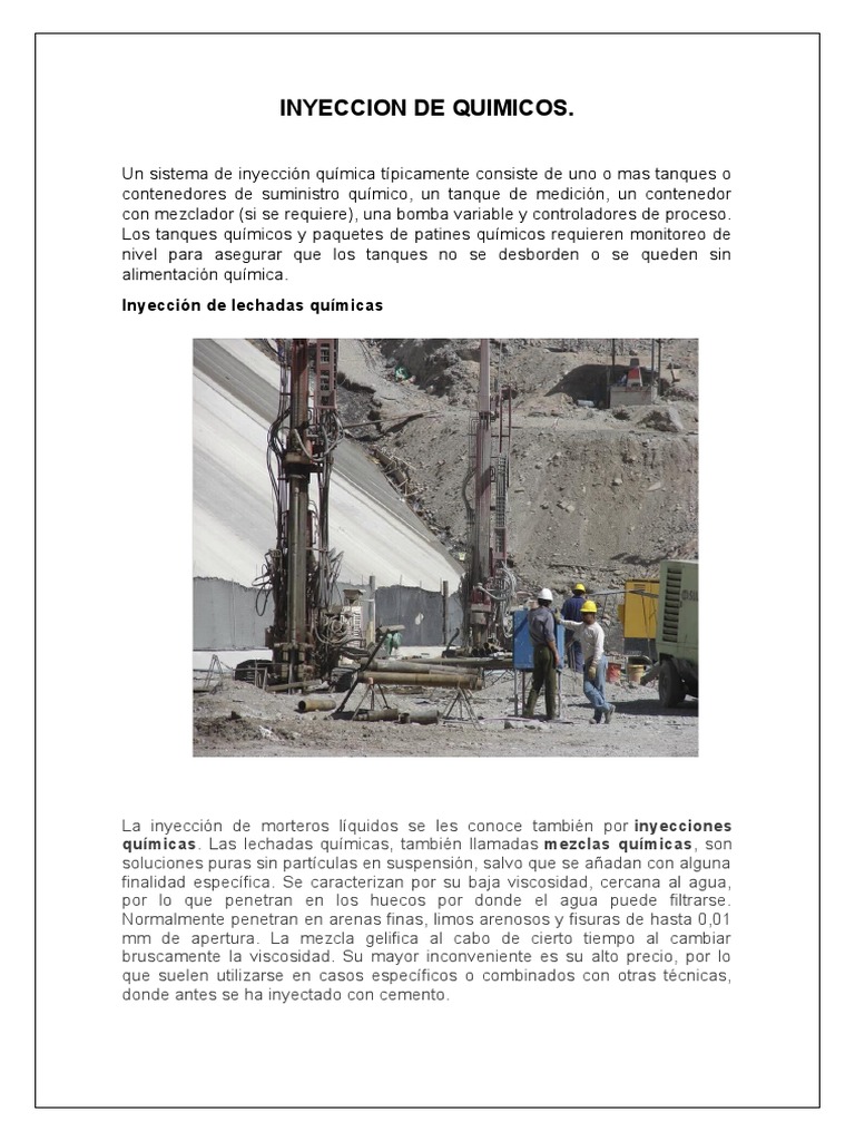 Paquetes de inyección química | PDF | Inyección de combustible | Tanques