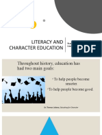 Literacy-Character Education-Unnes