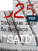 325 Dialogue Tags to Replace “Said” (R. Fischer)(R. Fischer)(2011)()