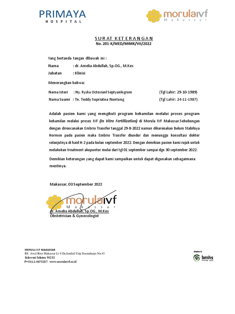 Surat Keterangan Cuti Pdf