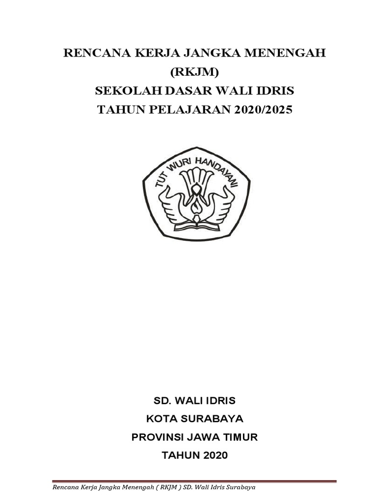 RKJM SD Wali Idris 2020-2025 | PDF | Bisnis