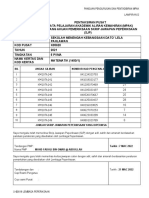 Borang Markah Pelajar 5pvma 2021