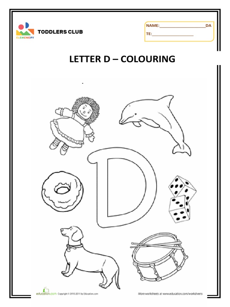 Letter D | PDF