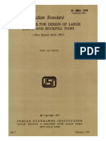 8826guideline For The Design of Large Earth and Rockfill Dam