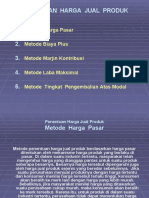 Penentuan Harga Jual Produk Metode dan Contoh Soal