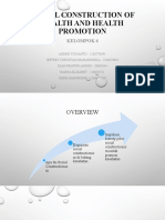 Kelompok 6 - Topik 2 - Social Construction of Health and Health Promotion - Cragg Chapter 2