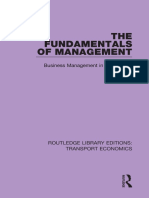 The Fundamentals of Management